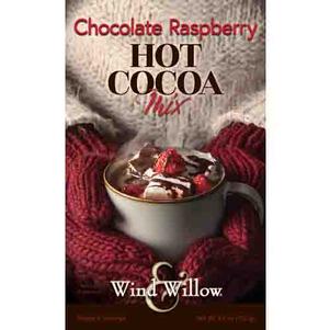 Available July 1 Chocolate Raspberry Hot Cocoa Mix