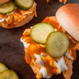 Spicy Buffalo Chicken Sliders