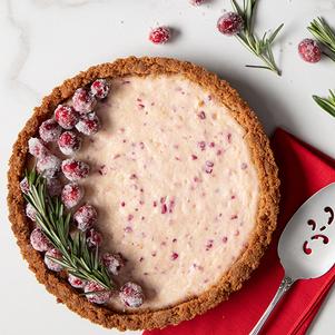 Cranberry Cheesecake Tart