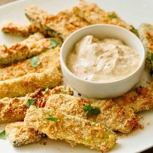 Baked Ranch Zucchini Fries