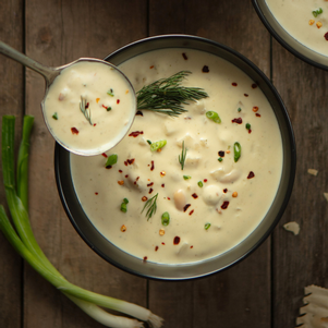 Creamy Herb & White Bean Soup
