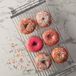 Berry Glazed Donuts