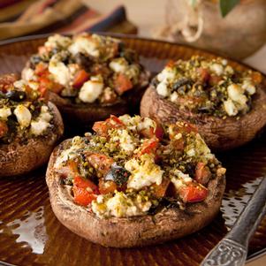 Mediterranean Stuffed Portobellos