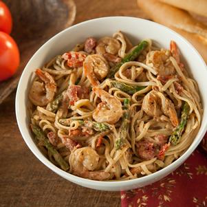 Herb & Tomato Pasta with Shrimp