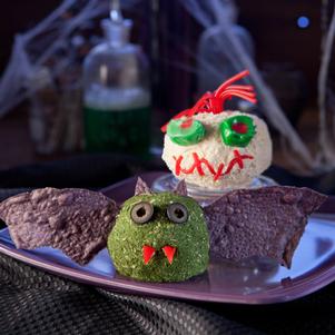 Trick and Treat Cheeseballs