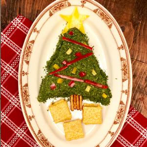 Christmas Tree Cheeseball